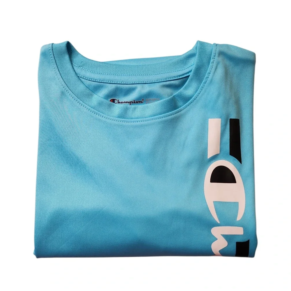 Champion‎ Boys Athletic T-Shirt Polyester Graphic Print Size XL